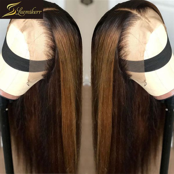 13Ã6 ombre brazilian brown straight hd transparent lace front human hair wigs for black women colored frontal wig glueless remy, Black;brown
13Ã6 ombre brazilian brown straight hd transparent lace front human hair wigs for black women colored frontal wig glueless remy, Black;brown