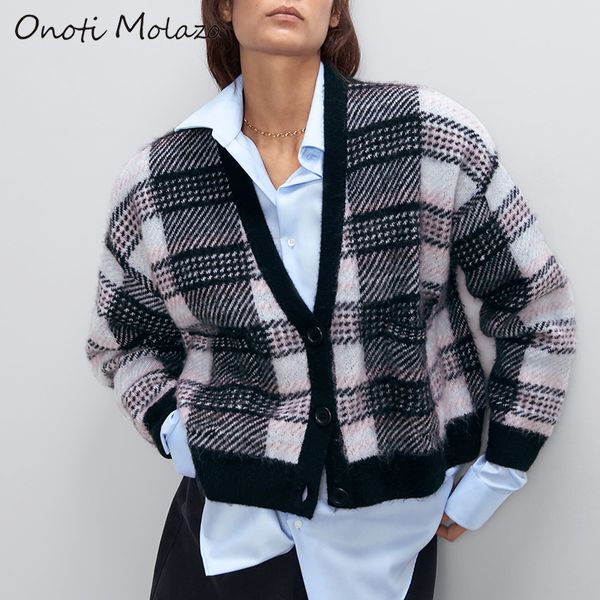 onoti molazo knitted sweater cardigans winter casual plaid elegant ladies cardigans sweaters chic female 2020 spring new fashion, White
onoti molazo knitted sweater cardigans winter casual plaid elegant ladies cardigans sweaters chic female 2020 spring new fashion, White