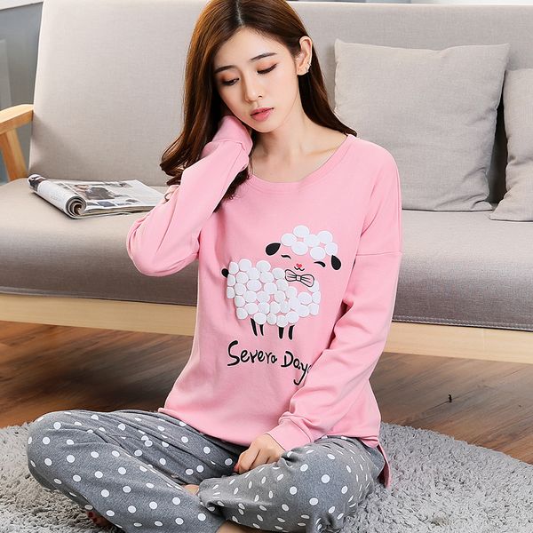 foply 2019 new womens pyjamas cotton clothing long set female pajamas sets nightsuit mother sleepwear sets women home wear, Blue;gray
foply 2019 new womens pyjamas cotton clothing long set female pajamas sets nightsuit mother sleepwear sets women home wear, Blue;gray