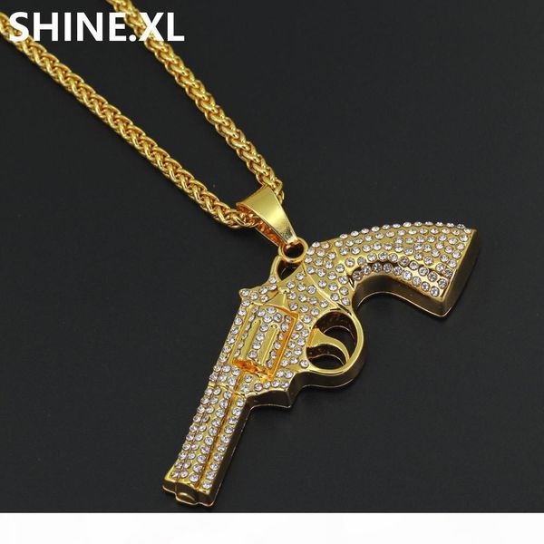 new full rhinestone gun cross pendant necklaces long cuban link chain fashion necklace for hip hop jewelry, Silver
new full rhinestone gun cross pendant necklaces long cuban link chain fashion necklace for hip hop jewelry, Silver