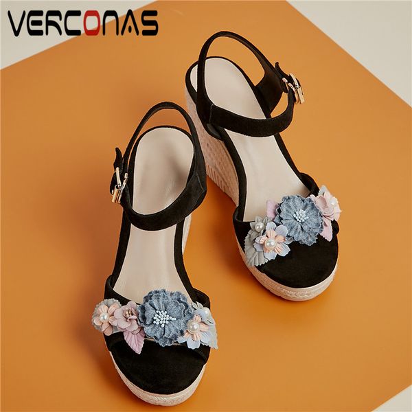 verconas women thick bottom pearl flowers lace up thick heels party pumps summer sandals new arrival shoes woman, Black
verconas women thick bottom pearl flowers lace up thick heels party pumps summer sandals new arrival shoes woman, Black