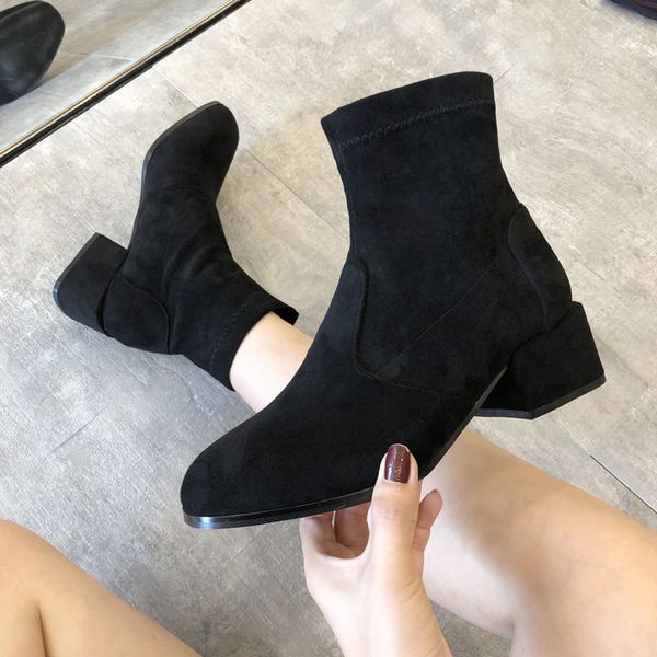 lace up boots booties ladies women's low shoes luxury designer ankle rubber fashion med stockings fabric lace-up slip-on, Black
lace up boots booties ladies women's low shoes luxury designer ankle rubber fashion med stockings fabric lace-up slip-on, Black