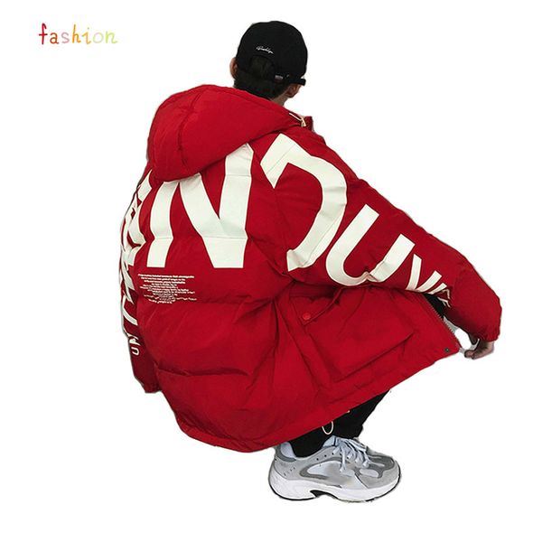 thick warm men winter down jacket clothes fashion casual loose harajuku mens parkas coats hooded print red male windbreaker, Black
thick warm men winter down jacket clothes fashion casual loose harajuku mens parkas coats hooded print red male windbreaker, Black