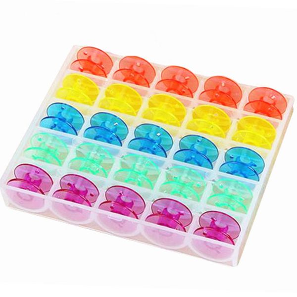 25pcs plastic empty bobbins sewing machine spools plastic case storage for home needlework tool sewing accessories aa7246, Black
25pcs plastic empty bobbins sewing machine spools plastic case storage for home needlework tool sewing accessories aa7246, Black