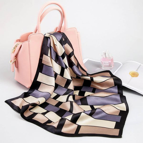 100% natural silk scarves women small square neck scarves plaid print crepe satin plain scarf handkerchief bandana 53*53 cm, Blue;gray
100% natural silk scarves women small square neck scarves plaid print crepe satin plain scarf handkerchief bandana 53*53 cm, Blue;gray