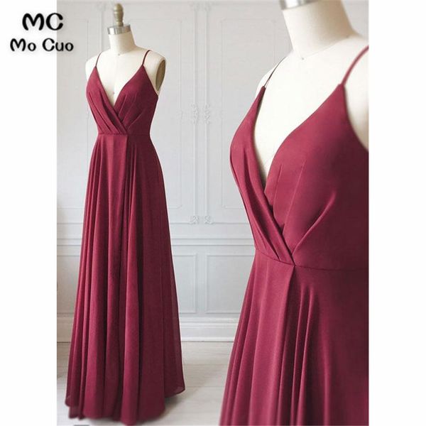 burgundy evening dresses prom dresses long vestidos de fiesta spaghetti straps pleat floor length v-neck women evening dress, White;black
burgundy evening dresses prom dresses long vestidos de fiesta spaghetti straps pleat floor length v-neck women evening dress, White;black