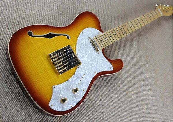 бесплатная доставка нового завод пользовательского полуакустические гитары с white pearl накладкой, золотые оборудованиями, flame maple шпон
бесплатная доставка нового завод пользовательского полуакустические гитары с white pearl накладкой, золотые оборудованиями, flame maple шпон