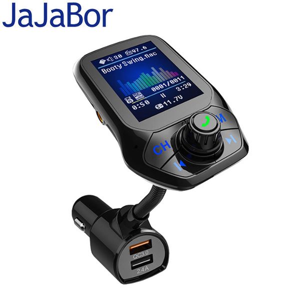 jajabor fm transmitter fm modulator bluetooth car kit handsaux audio wireless stereo a2dp car mp3 player quick charge qc3.0
jajabor fm transmitter fm modulator bluetooth car kit handsaux audio wireless stereo a2dp car mp3 player quick charge qc3.0