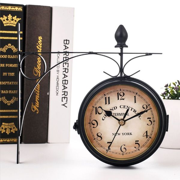 european-style classic wall clock double sided vintage retro home office decor
european-style classic wall clock double sided vintage retro home office decor