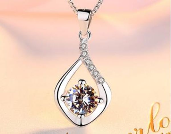 s925 sterling silver necklace female japanese and korean version of the micro inlay drop pendant female clavicle chain jewelry
s925 sterling silver necklace female japanese and korean version of the micro inlay drop pendant female clavicle chain jewelry