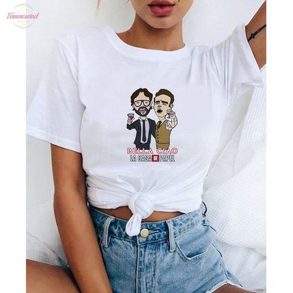 la casa de papel tshirt money heist tees tv women short sleeve house of paper funny harajuku oversized t shirt, White
la casa de papel tshirt money heist tees tv women short sleeve house of paper funny harajuku oversized t shirt, White