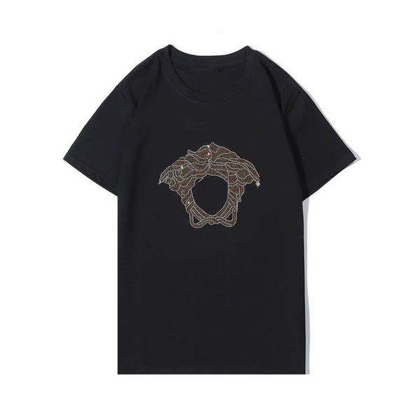 designer mens t shirts summer luxury tees for men soft t-shirts with embroidery brand striped neck solid clothing -2xl, White;black
designer mens t shirts summer luxury tees for men soft t-shirts with embroidery brand striped neck solid clothing -2xl, White;black