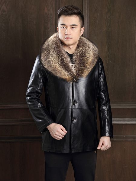 2019 men leather coat faux fur leather jacket men faux sheepskin thick winter coat fur collar sheep shearing pu, Black
2019 men leather coat faux fur leather jacket men faux sheepskin thick winter coat fur collar sheep shearing pu, Black