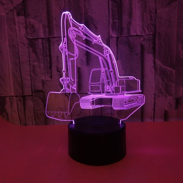 3d vision excavating machinery 2 three-dimensional lamp led decoration personality desk lamp bedside bedroom 3d small night-light
3d vision excavating machinery 2 three-dimensional lamp led decoration personality desk lamp bedside bedroom 3d small night-light