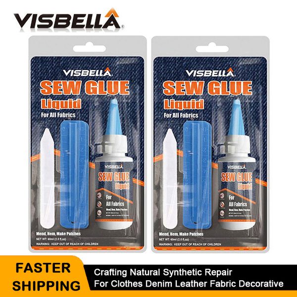 visbella 2pcs 60ml sew glue liquid bonding glue repair kit jeans clothing leather fabric sewing restore sealants
visbella 2pcs 60ml sew glue liquid bonding glue repair kit jeans clothing leather fabric sewing restore sealants