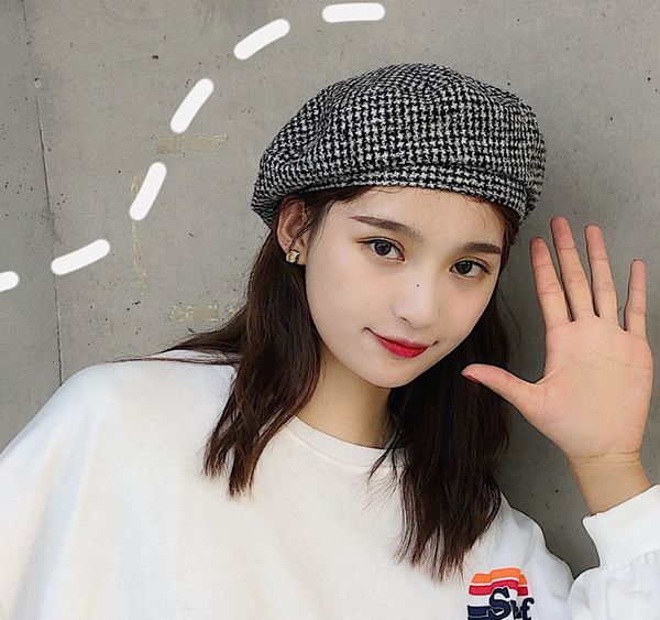 new style lady beret. autumn and winter retro plaid artistic leisure painter hat. british octagonal hat thousands of birds pattern beret, Blue;gray
new style lady beret. autumn and winter retro plaid artistic leisure painter hat. british octagonal hat thousands of birds pattern beret, Blue;gray