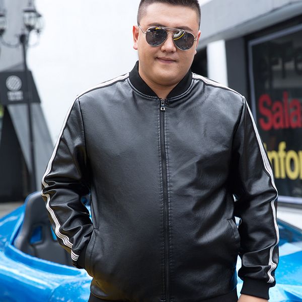pure three color black blue red blue casual fat guy men plus-size fur cothing leather jacket loose-fitting 110kg
pure three color black blue red blue casual fat guy men plus-size fur cothing leather jacket loose-fitting 110kg