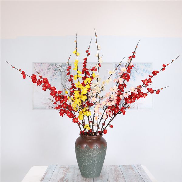 wholesale home and wedding decorative artificial display flower plum blossom wreath silk cherry blossom simulation fake plum branch
wholesale home and wedding decorative artificial display flower plum blossom wreath silk cherry blossom simulation fake plum branch