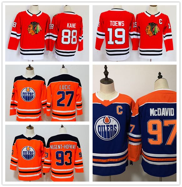 Women's 88 Patrick Kane 19 Jonathan Toews 97 Connor McDavid 27 Milan Lucic 93 Nugent-Hopkins embroidered Ice hockey Jerseys Stitched Logos
Women's 88 Patrick Kane 19 Jonathan Toews 97 Connor McDavid 27 Milan Lucic 93 Nugent-Hopkins embroidered Ice hockey Jerseys Stitched Logos