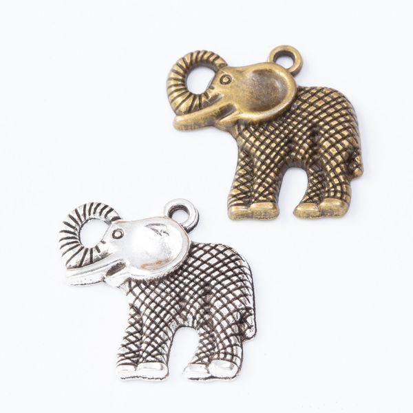 50pcs 25*27mm vintage silver antique bronze animal elephant charms pendants for bracelet necklace earring diy jewelry making, Bronze;silver
50pcs 25*27mm vintage silver antique bronze animal elephant charms pendants for bracelet necklace earring diy jewelry making, Bronze;silver