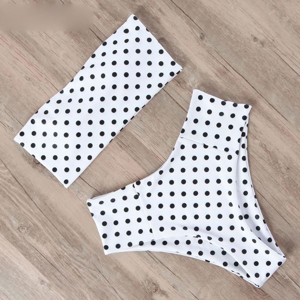 2019 bikini swimwear swimsuit women print high waist bikini set strapless bandage bathing suit female beach wear biquini, White;black
2019 bikini swimwear swimsuit women print high waist bikini set strapless bandage bathing suit female beach wear biquini, White;black