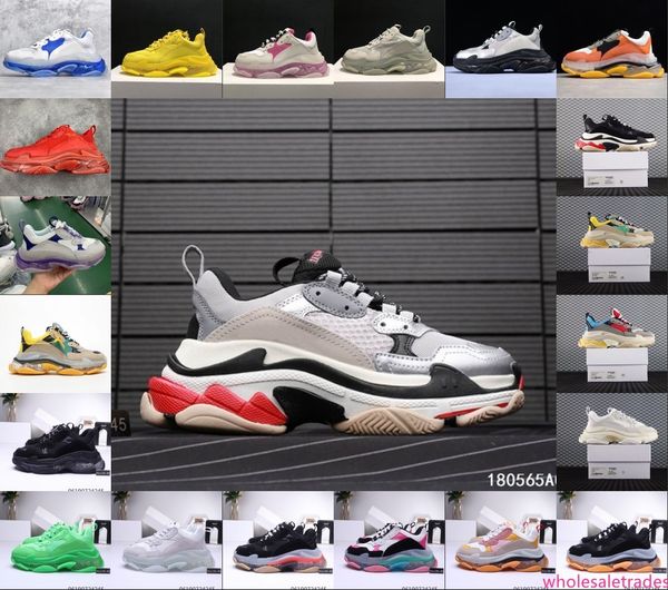 2019 new paris casual shoes 17fw triple-s for men's women beige black sports designer triple s shoes size 36-45
2019 new paris casual shoes 17fw triple-s for men's women beige black sports designer triple s shoes size 36-45