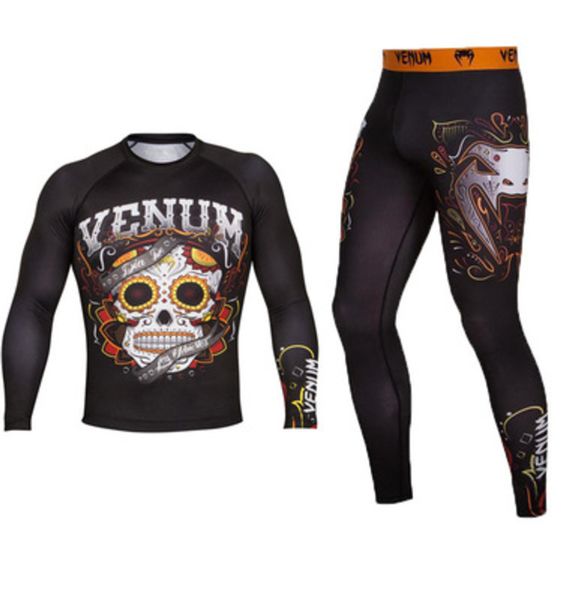 men mma rashguard t-shirt +pants long sleeve boxing sets 3d prints panda skin compression fitness suits bjj gi muay thai jerseysob8j, Gray
men mma rashguard t-shirt +pants long sleeve boxing sets 3d prints panda skin compression fitness suits bjj gi muay thai jerseysob8j, Gray