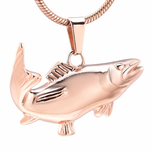 ijd10040 women gift necklace pink gold fish shape pet cremation pendant ashes urn keepsake jewelry stainless steel, Silver
ijd10040 women gift necklace pink gold fish shape pet cremation pendant ashes urn keepsake jewelry stainless steel, Silver