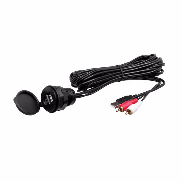 marine extension audio cable waterproof boat car stereo usb /aux 1/8 2 rca data av cable male to female dash mount installation gps
marine extension audio cable waterproof boat car stereo usb /aux 1/8 2 rca data av cable male to female dash mount installation gps