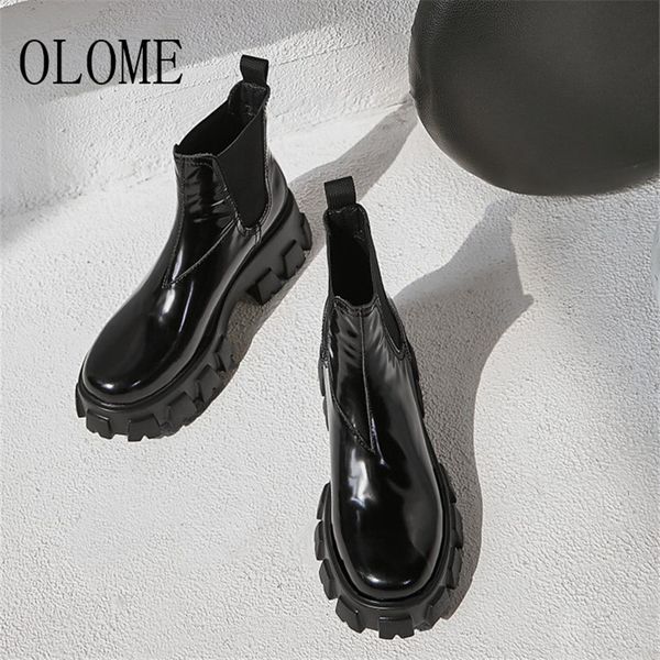 olome new fashion black women ankle boots round toe slip on chunky high heel women autumn winter boots shoes woman
olome new fashion black women ankle boots round toe slip on chunky high heel women autumn winter boots shoes woman