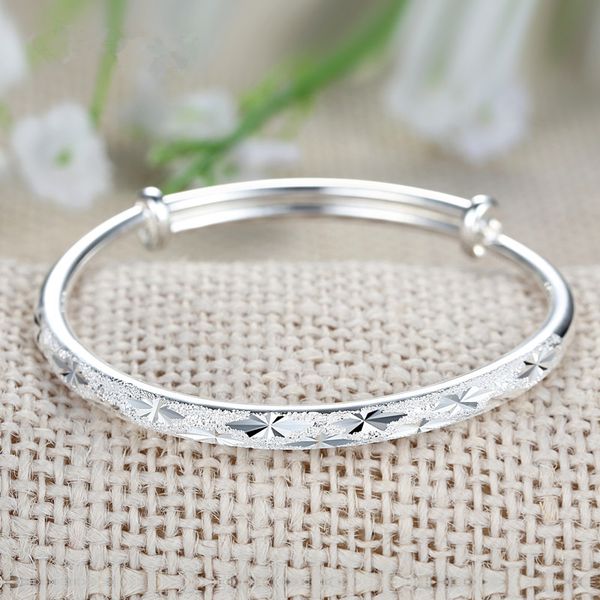 fashion full star 999 sterling silver bracelet woman starry silver bracelets silver jewelry push pull hand jewelry valentine's day gift, Black
fashion full star 999 sterling silver bracelet woman starry silver bracelets silver jewelry push pull hand jewelry valentine's day gift, Black