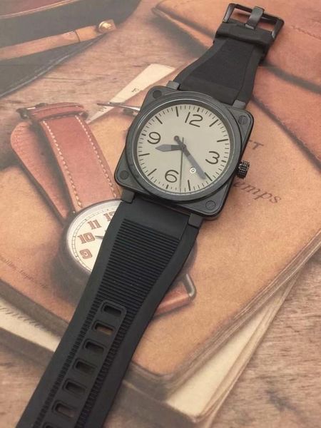 outdoor special style square black case simple mens automatic round grey dial men watches with wide black rubber band, Slivery;brown
outdoor special style square black case simple mens automatic round grey dial men watches with wide black rubber band, Slivery;brown