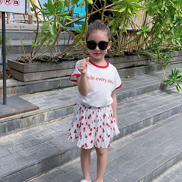 baby girls princess юбка комплект милый короткий рукав письмо печати футболка топы + вишневый принт короткие юбки костюмы ropa de niña#g4, White
baby girls princess юбка комплект милый короткий рукав письмо печати футболка топы + вишневый принт короткие юбки костюмы ropa de niña#g4, White