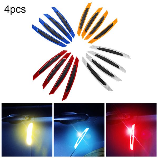 4pcs/set car door bumper sticker warning safety mark anti-collision auto side anti-scratch strip car reflective strip durable
4pcs/set car door bumper sticker warning safety mark anti-collision auto side anti-scratch strip car reflective strip durable