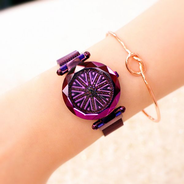 luxury personality watch ladies specially designed 360 degree rotating diamond dial watch mesh magnet star ladies quartz, Slivery;brown
luxury personality watch ladies specially designed 360 degree rotating diamond dial watch mesh magnet star ladies quartz, Slivery;brown