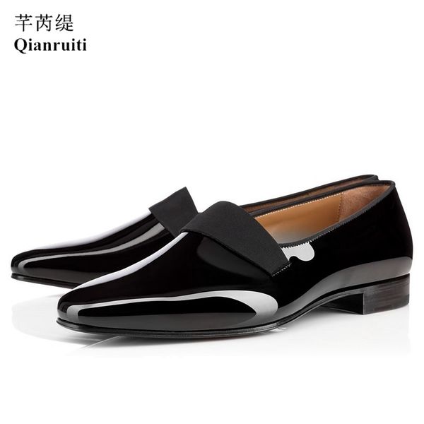 wedding dress men patent leather shoes slip-on oxfords business casual shoes classic male dress, Black
wedding dress men patent leather shoes slip-on oxfords business casual shoes classic male dress, Black