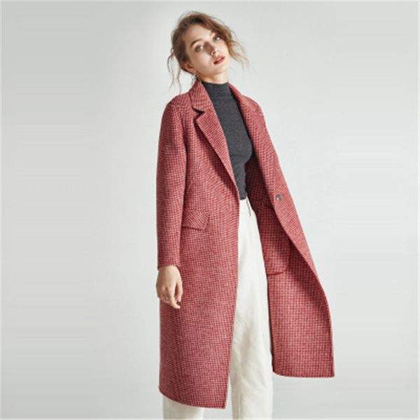 high-end double-sided cashmere coat female new spring high-end self-cultivation long woolen coat high quality, Black
high-end double-sided cashmere coat female new spring high-end self-cultivation long woolen coat high quality, Black