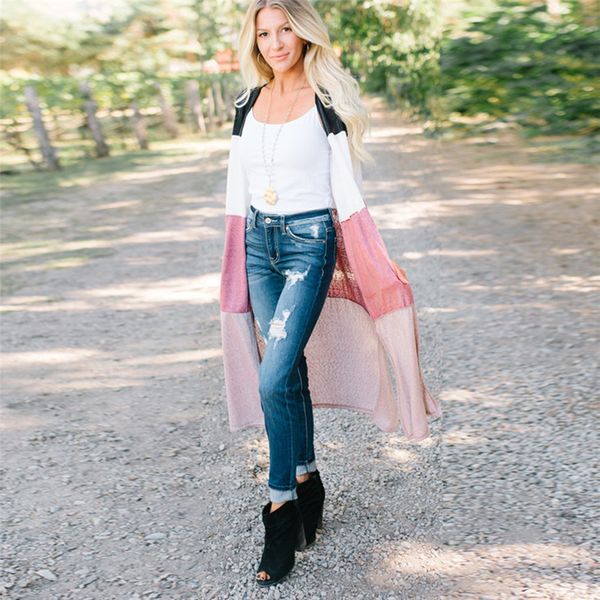 women's jackets and coats 2019 women spring fashion long sleeve casual open front patchwork cardigan jacket feminine coat, Black;brown
women's jackets and coats 2019 women spring fashion long sleeve casual open front patchwork cardigan jacket feminine coat, Black;brown