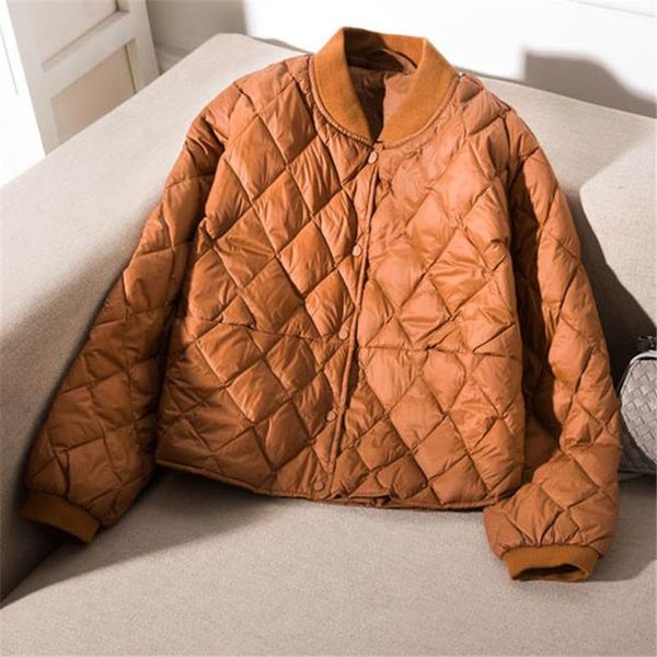 women baseball down jacket autumn winter warm duck down parkas loose short coat female oversize ultra light outwear rh1412, Black
women baseball down jacket autumn winter warm duck down parkas loose short coat female oversize ultra light outwear rh1412, Black