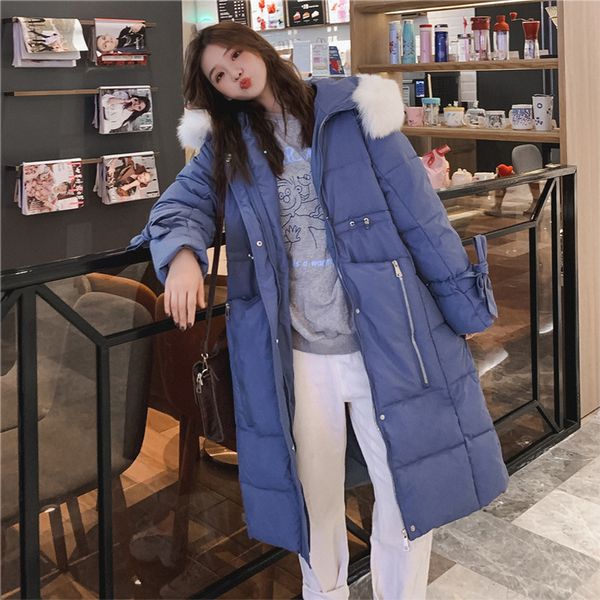 lucyever 2019 new winter iacket women solid fur collar hooded parka woman thicken warm long parkas casual cotton slim coat mujer, Black
lucyever 2019 new winter iacket women solid fur collar hooded parka woman thicken warm long parkas casual cotton slim coat mujer, Black