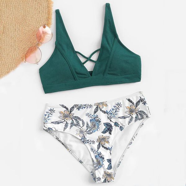 women girls bikini set push up two piece swimsuit padded beach floral suit bodycon swimwear summer stroje kapielowe damskie
women girls bikini set push up two piece swimsuit padded beach floral suit bodycon swimwear summer stroje kapielowe damskie