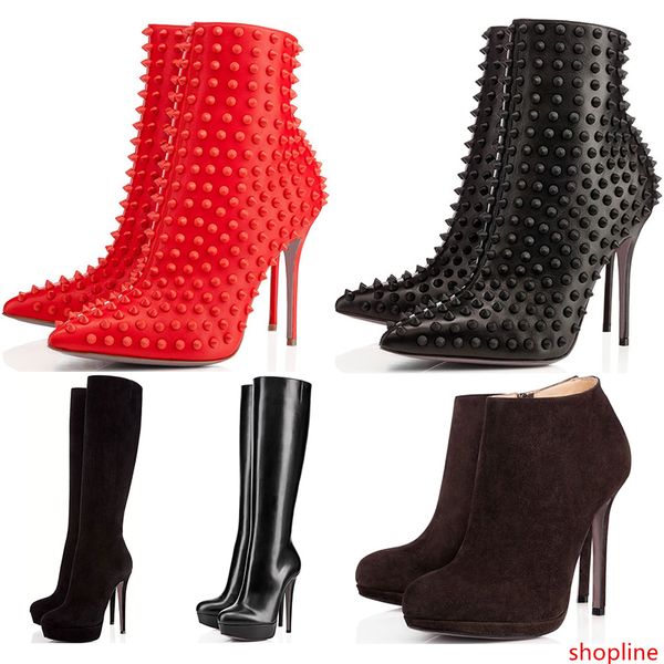 winter designer shoes sneaker so kate spike high heels half knee ankle boots red luxury bottoms 8 10 12 14cm fashion size 35-42
winter designer shoes sneaker so kate spike high heels half knee ankle boots red luxury bottoms 8 10 12 14cm fashion size 35-42