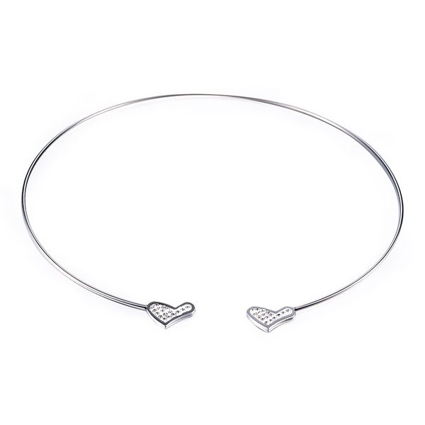 2019 новое поступление в форме сердца из нержавеющей стали ожерелья изысканный дизайн крутящий момент ожерелье womenfashion n03133, Silver
2019 новое поступление в форме сердца из нержавеющей стали ожерелья изысканный дизайн крутящий момент ожерелье womenfashion n03133, Silver