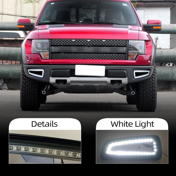 2pcs car styling for ford raptor f150 2010 2011 2012 2013 2014 2015 led drl daytime running lights daylight car lights fog lights
2pcs car styling for ford raptor f150 2010 2011 2012 2013 2014 2015 led drl daytime running lights daylight car lights fog lights