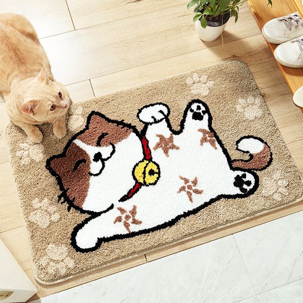 японский стиль мультфильм животных cat flocking главную пол циновки двери ванной абсорбента покрытие спальня foot pad
японский стиль мультфильм животных cat flocking главную пол циновки двери ванной абсорбента покрытие спальня foot pad