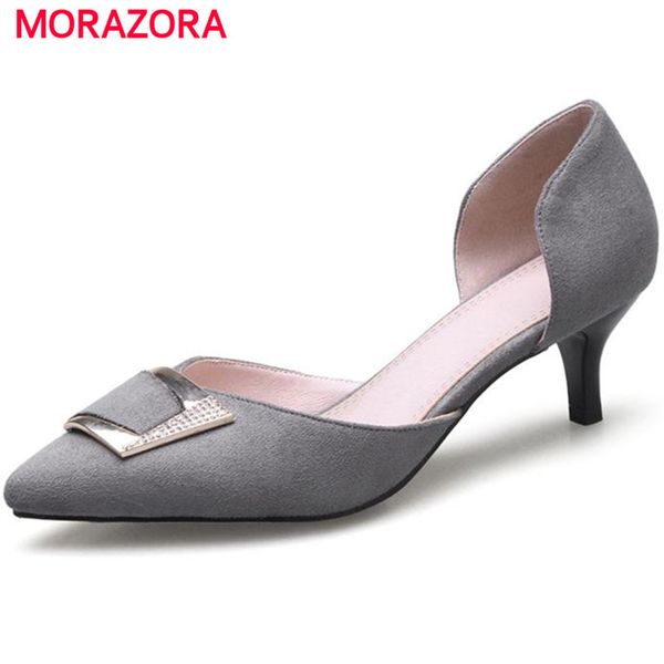 morazora high heels shoes pointed toe women pumps big size 34-43 shallow party shoes elegant contracted four seasons, Black
morazora high heels shoes pointed toe women pumps big size 34-43 shallow party shoes elegant contracted four seasons, Black