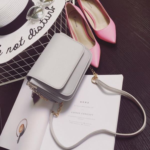 simple and stylish new small square chain bag pu leather women bag sweet girl wild shoulder leisure female
simple and stylish new small square chain bag pu leather women bag sweet girl wild shoulder leisure female