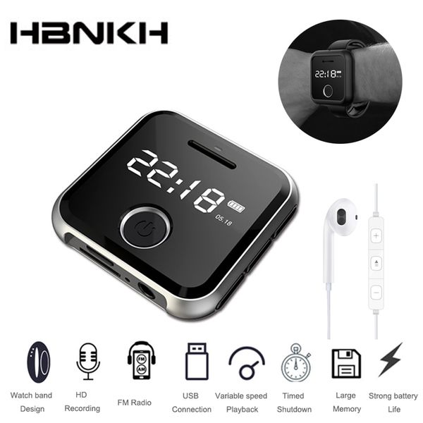 hbnkh r300 mp3 player fm radio 16gb portable usb mini sports hifi music player voice recorder with watch band support tf card
hbnkh r300 mp3 player fm radio 16gb portable usb mini sports hifi music player voice recorder with watch band support tf card