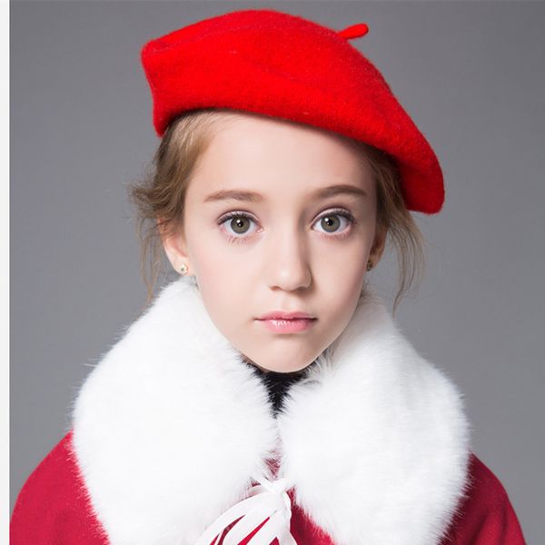 new autumn baby girls wool berets hat cap children painters' hats candy color princess hat 15195, Yellow
new autumn baby girls wool berets hat cap children painters' hats candy color princess hat 15195, Yellow