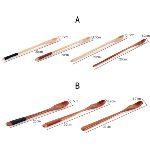 new 11 shapes long handle coffee spoon stir stick milk tea milk honey wooden teaspoons solid wood tableware kitchen accessories
new 11 shapes long handle coffee spoon stir stick milk tea milk honey wooden teaspoons solid wood tableware kitchen accessories